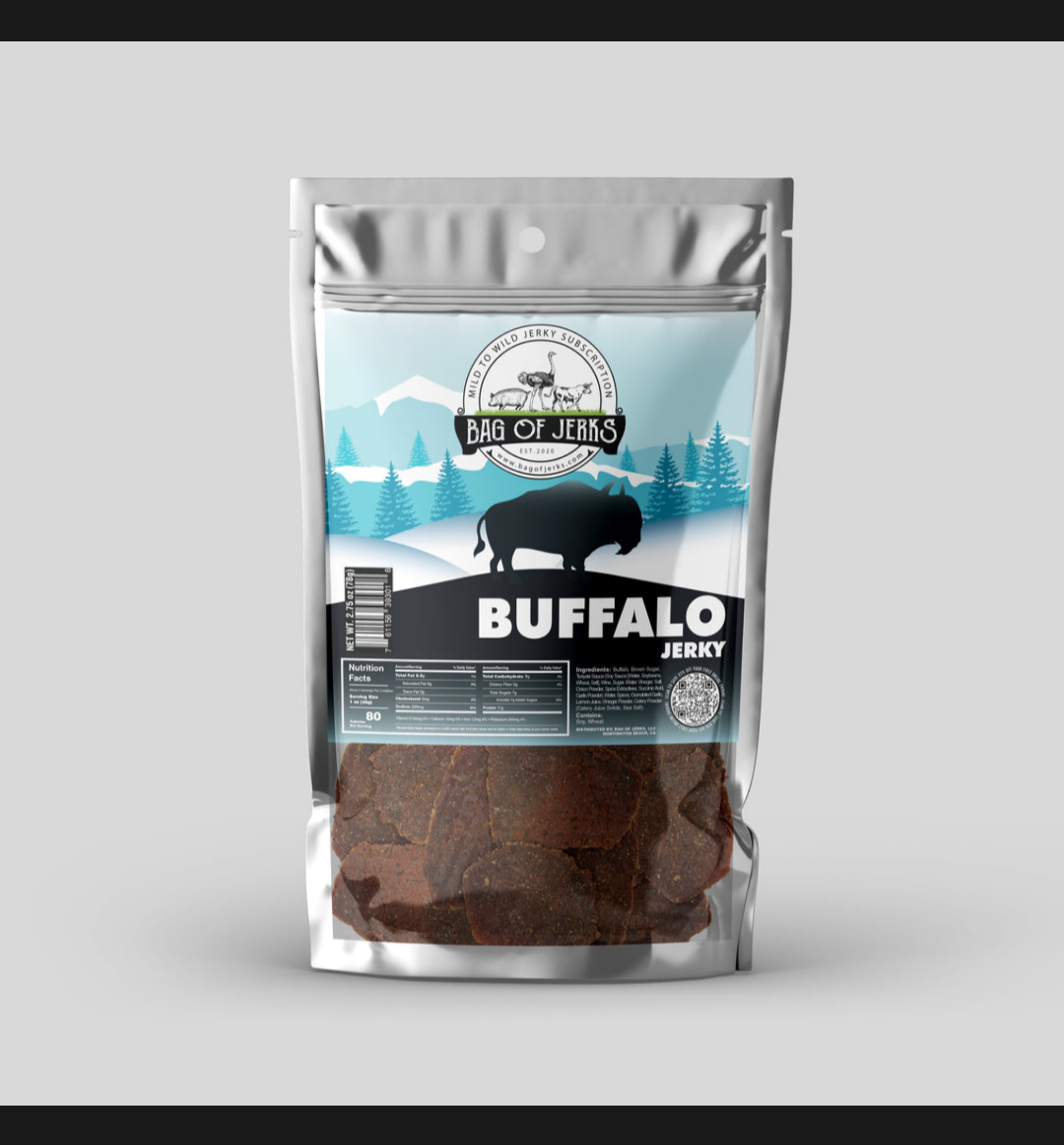 Surf & Turf Exotic Jerky Box (6) bags