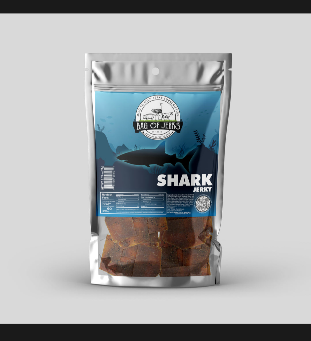 Surf & Turf Exotic Jerky Box (6) bags