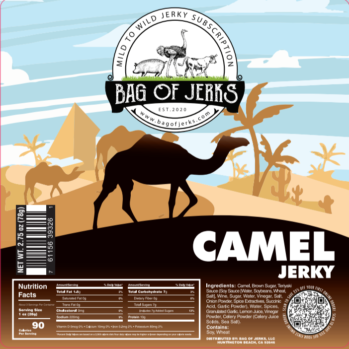 Camel Jerky – One Hump or Two?