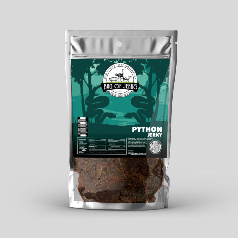 Python Jerky – Sssmoked to Perfection, Wild as Hell