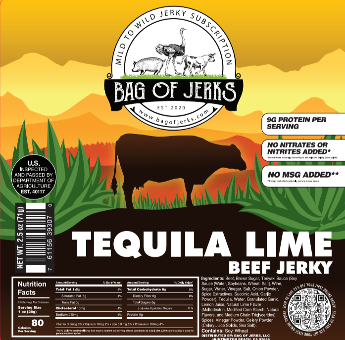 Tequila Lime Beef Jerky – Zesty, Bold, and Unapologetically Fresh