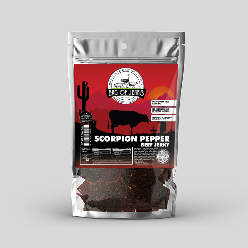 Scorpion Pepper Beef Jerky – Wicked Heat, Legendary Flavor