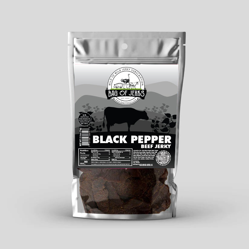 Black Pepper Beef Jerky – Bold, Savory, and Straight to the Point
