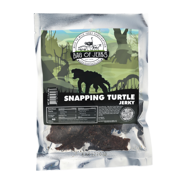Snapping Turtle Jerky-Bag of Jerks