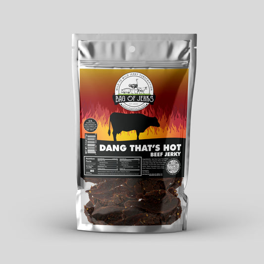 Dang Thats Hot Beef Jerky
