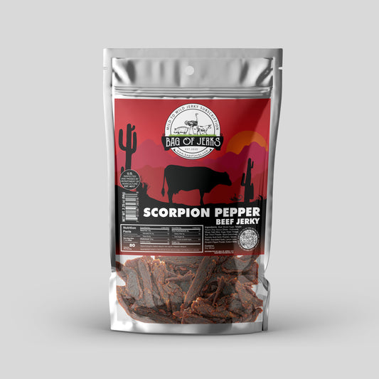 Scorpion Pepper Beef Jerky – Wicked Heat, Legendary Flavor