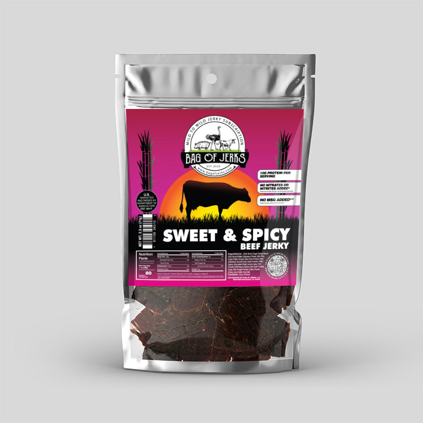 Sweet & Spicy Beef Jerky – Bold Flavor, Balanced Kick