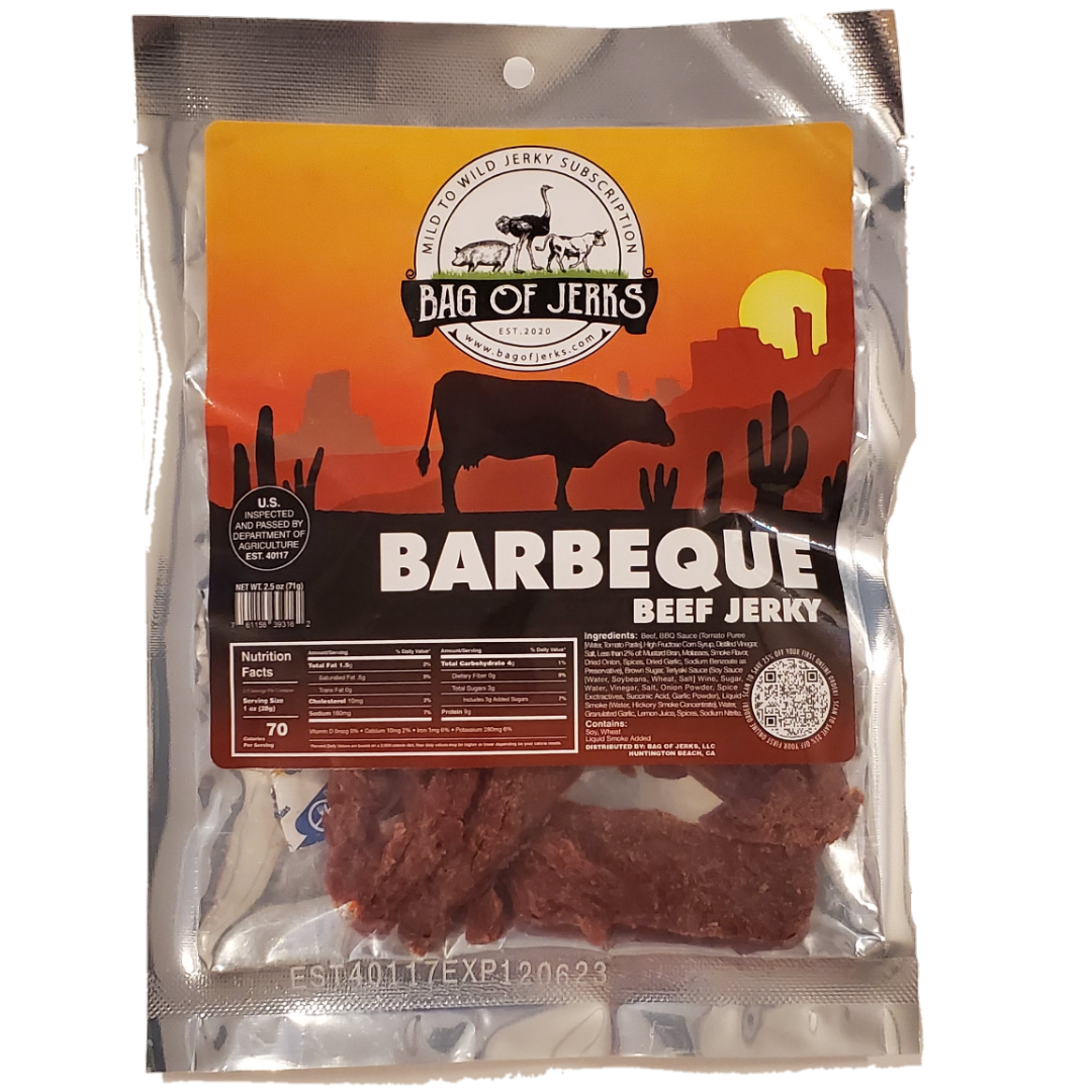 Barbecue Beef Jerky-Bag of Jerks