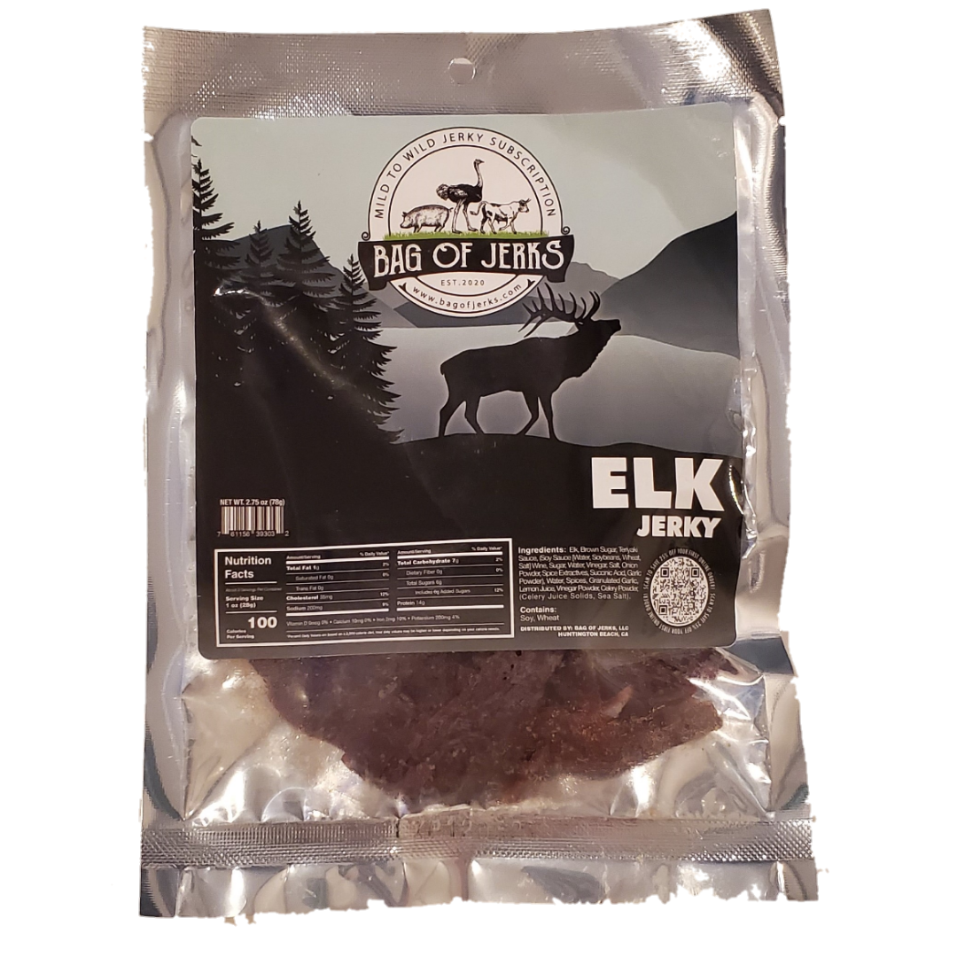 Elk Jerky-Bag of Jerks