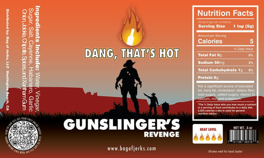 Gunslinger's Revenge Hot Sauce-Bag of Jerks