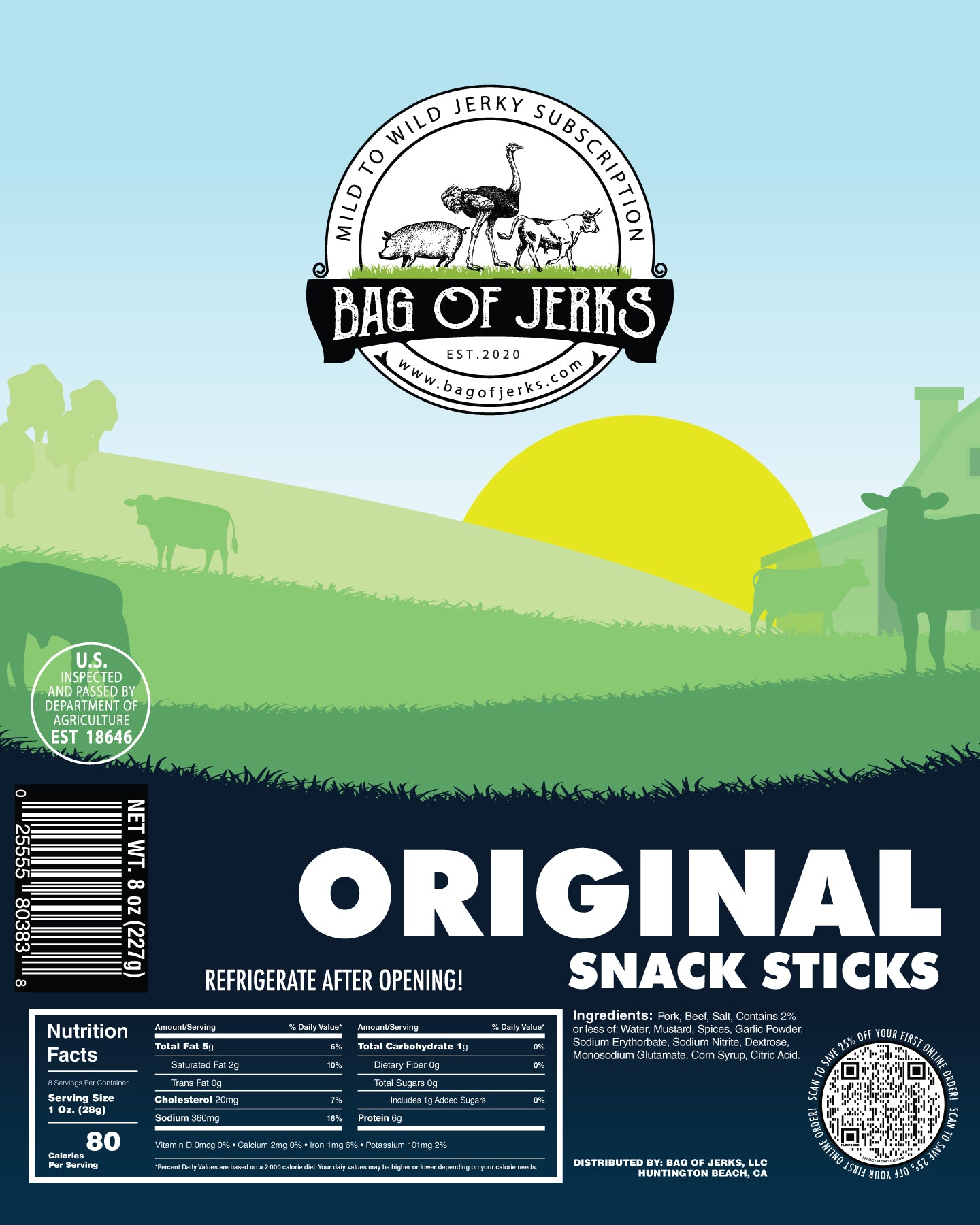 Original Snack Sticks-Bag of Jerks