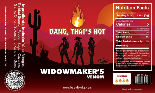 Widow Maker Venom Hot Sauce-Bag of Jerks